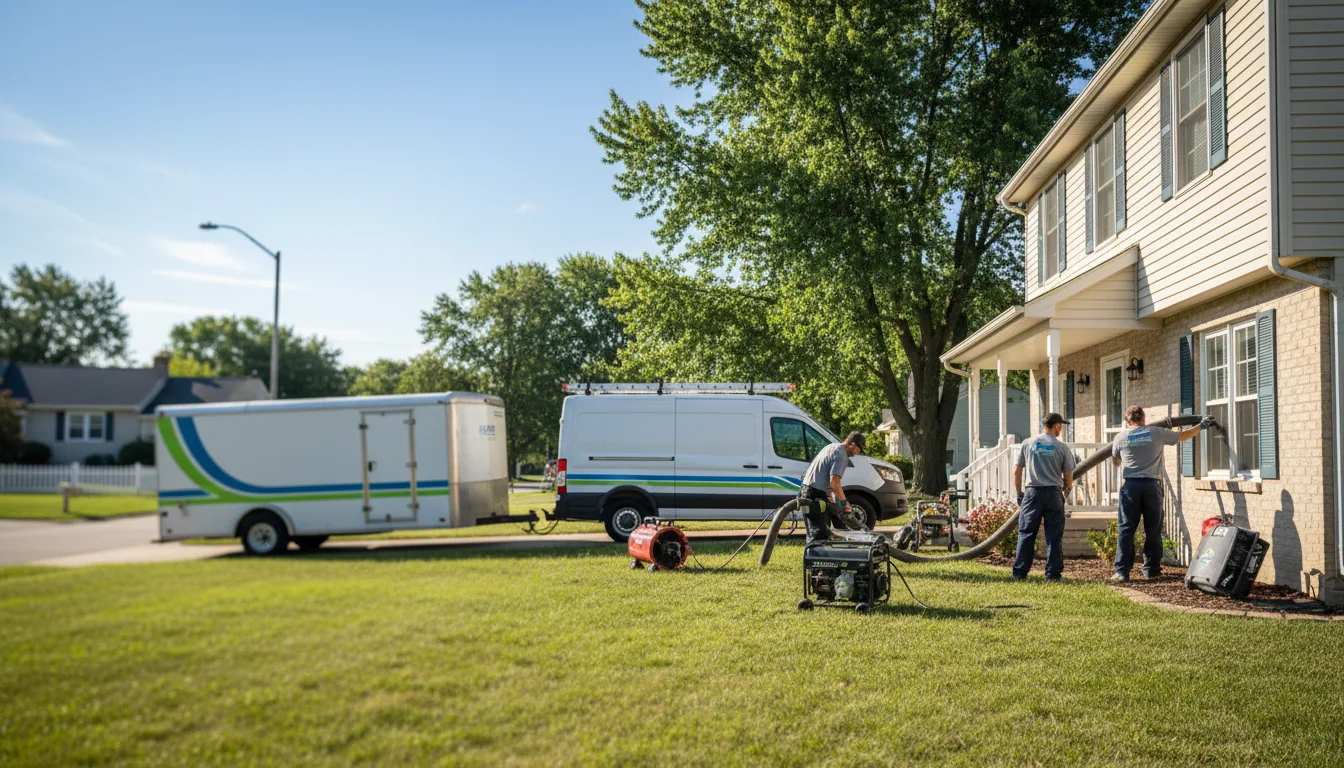 Flooded Basement Restoration And Cleanup With Repair in Stoddard, WI near me